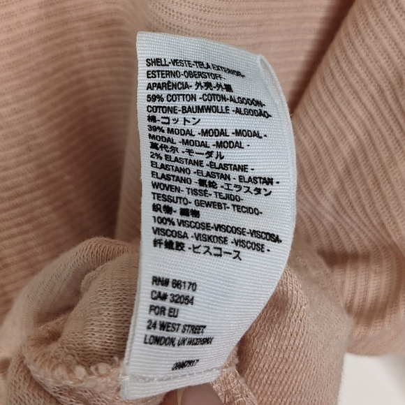 Free People Pink Billie Ribbed Blouson Sleeve Top - Picture 10 of 12